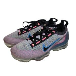 Size 8 - Nike Air VaporMax 2021 Flyknit Next Nature Pink Blast‎ Photo Blue W SB0